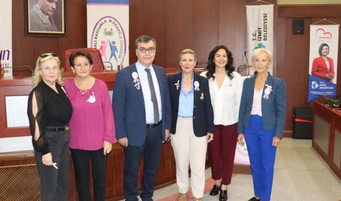 İzmit Belediyesi’nden meme kanseri farkındalık semineri İzmit Belediyesi, Meme Kanseri Farkındalık Ayı kapsamında düzenlediği seminerle erken