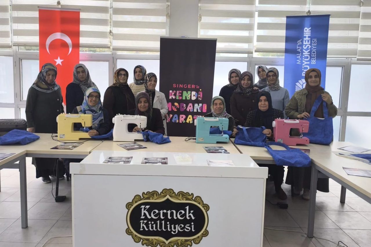 Malatya Büyükşehir Belediyesi'nin üç farklı eğitim merkezinde düzenlediği Singer Workshop