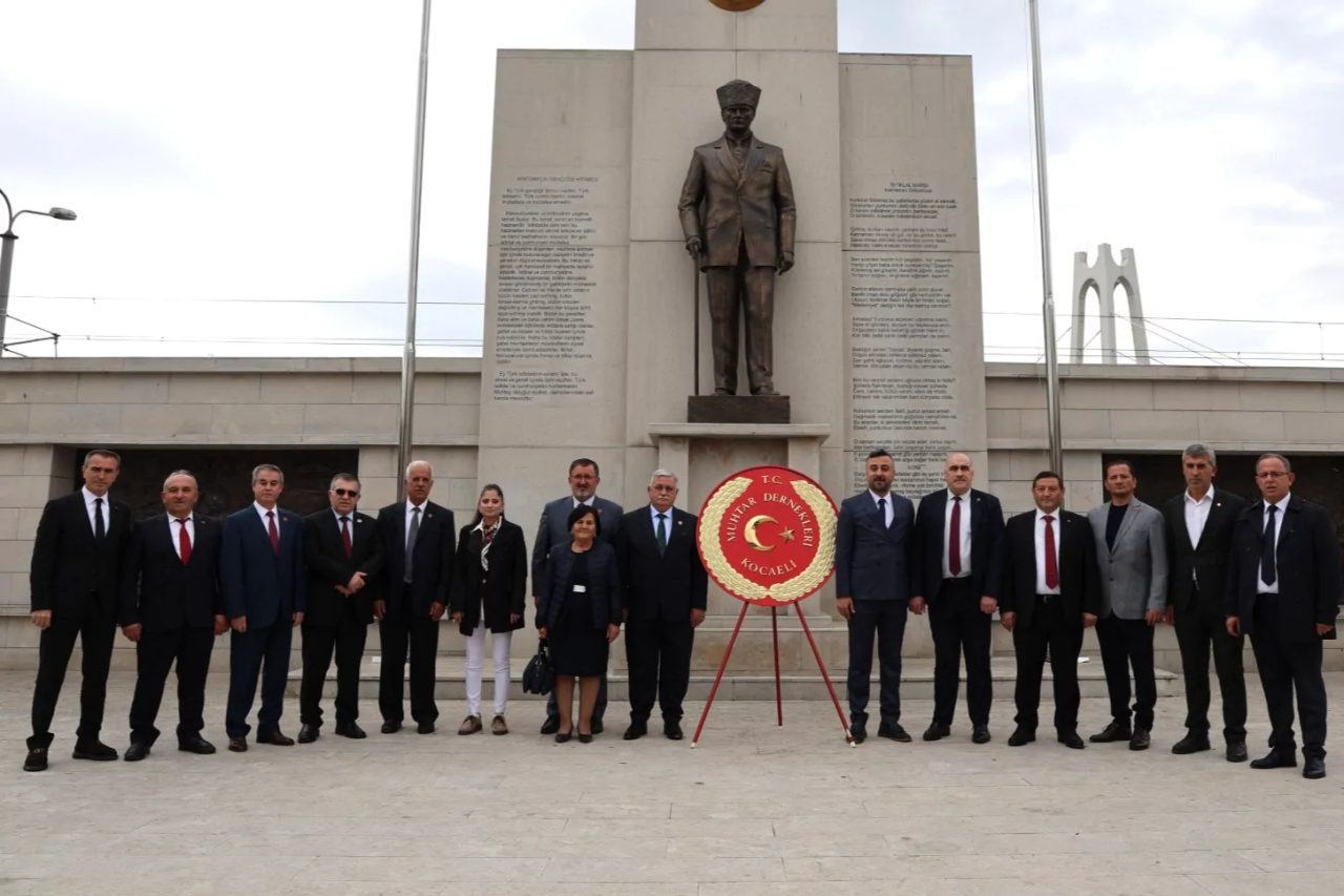 19 Ekim Muhtarlar Günü, Kocaeli’de düzenlenen tören ve ziyaretlerle kutlanıyor.