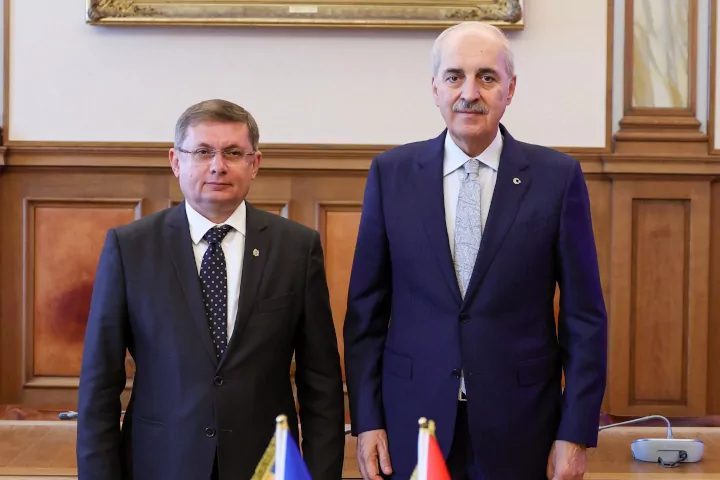 TBMM Başkanı Numan Kurtulmuş, Moldova Meclis Başkanı ile Roma’da gerçekleştirdiği