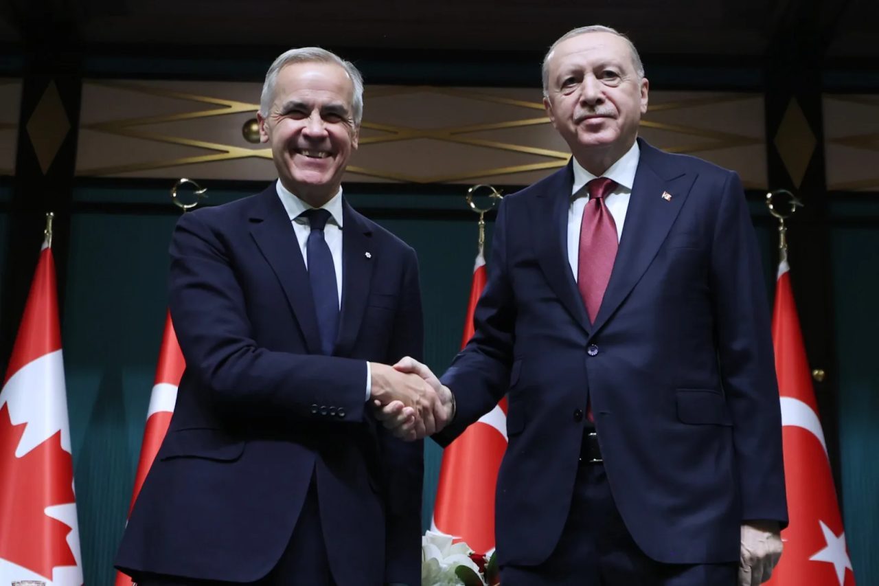 Cumhurbaşkanı Recep Tayyip Erdoğan ile Kanada Başbakanı Mark Carney’nin görüşmesinde,